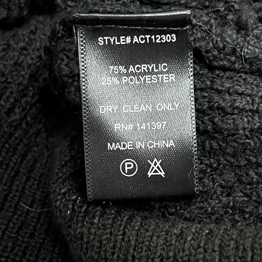 ASTR the label Stephanie Sweater, Black Sz M - Picture 7 of 7